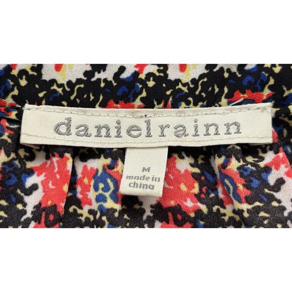 Daniel Rainn | Women's Multicolor Abstract Vibrant Print Lined Dress | Medium - Picture 3 of 3